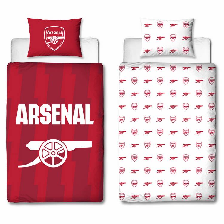 Arsenal FC kids bedding set single duvet cover and pillowcase, UK version