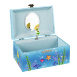 Mele mermaid jewellery box with revolving figurine (British brand)