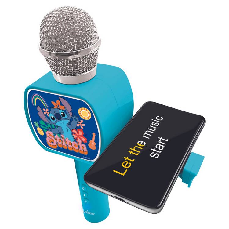 Disney Stitch wireless microphone blue - British product