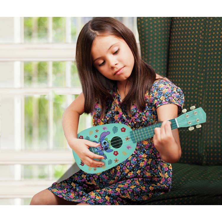 Disney Stitch blue 21-inch children's ukulele imported from the UK