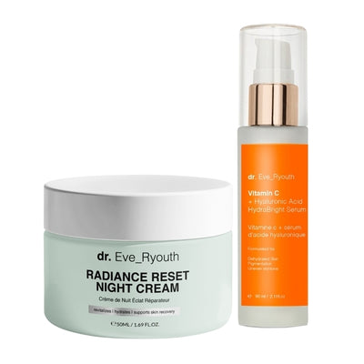Superdrug Dr Ever Youth Dream Skin Duo Night Cream and Brightening Serum- Buy online at McGrocer