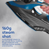 Russell Hobbs titanium carbide steam iron (British brand)
