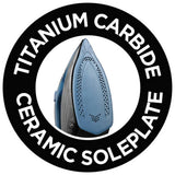 Russell Hobbs titanium carbide steam iron (British brand)