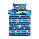 Sonic kids bedding set reversible single - British product