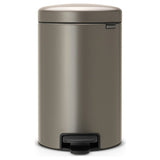 Brabantia dark grey pedal bin 12 litre, imported from the UK