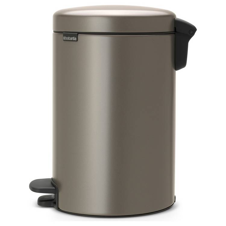 Brabantia dark grey pedal bin 12 litre, imported from the UK