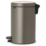 Brabantia dark grey pedal bin 12 litre, imported from the UK