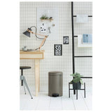 Brabantia dark grey pedal bin 12 litre, imported from the UK