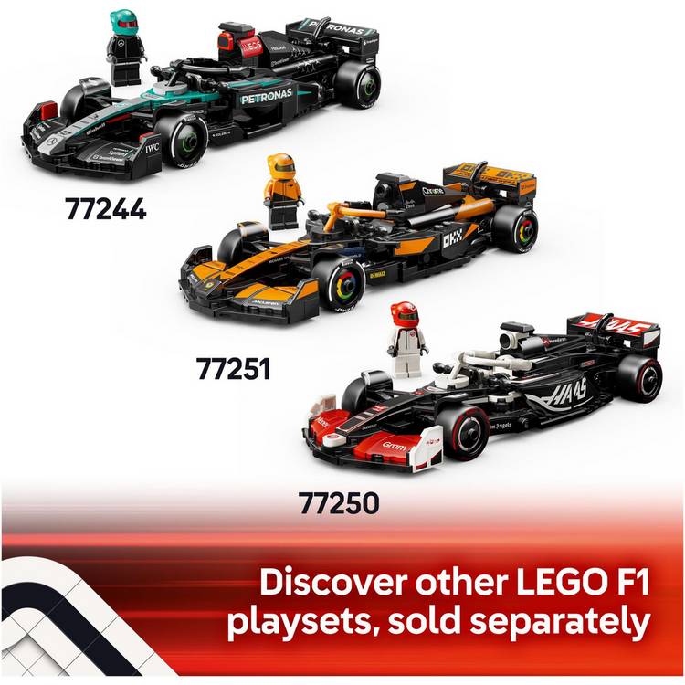 LEGO Speed Champions Alpine F1 car toy 258 pieces (British brand)