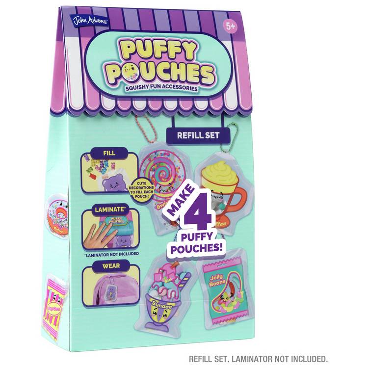 Puffy Pouches refill set craft kit UK version