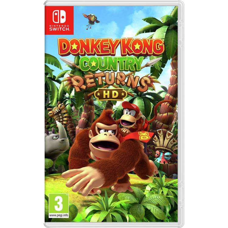 Donkey Kong Country Returns HD Nintendo Switch game - British product