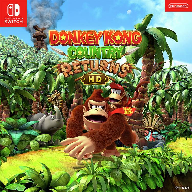 Donkey Kong Country Returns HD Nintendo Switch game - British product