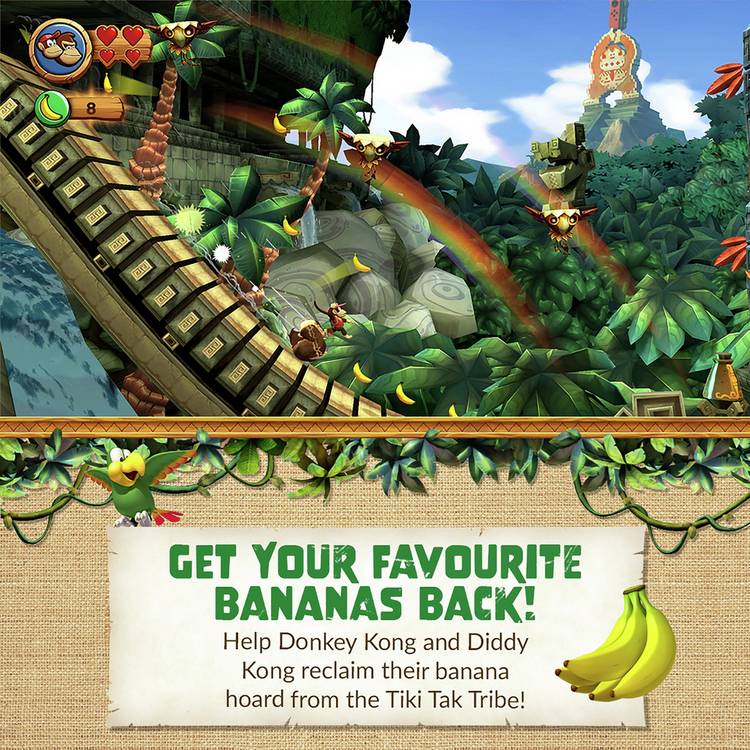 Donkey Kong Country Returns HD Nintendo Switch game - British product