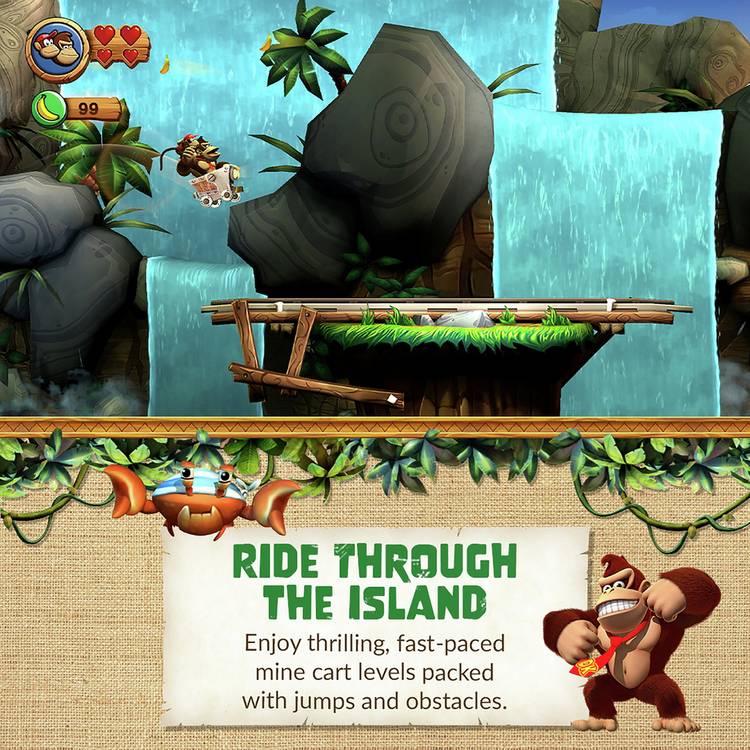 Donkey Kong Country Returns HD Nintendo Switch game - British product