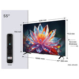 TCL QLED TV 55 inch, imported from the UK