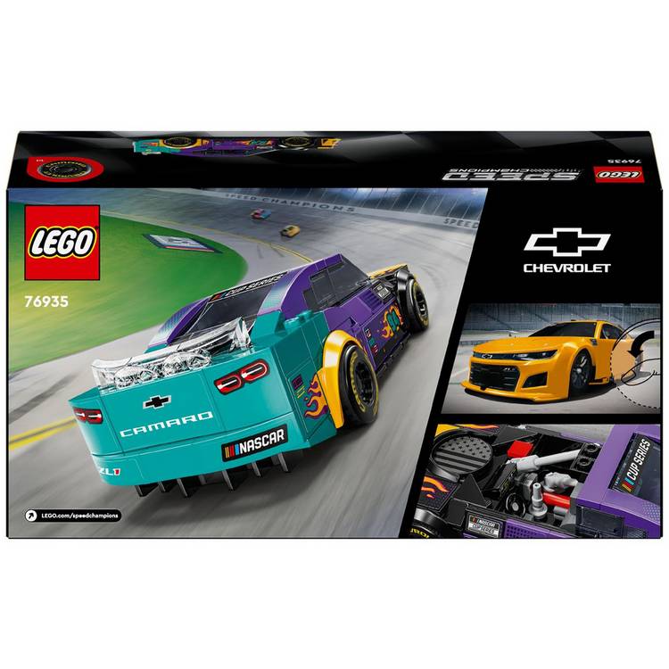 LEGO Speed Champions Chevrolet Camaro ZL1 toy car set, UK version