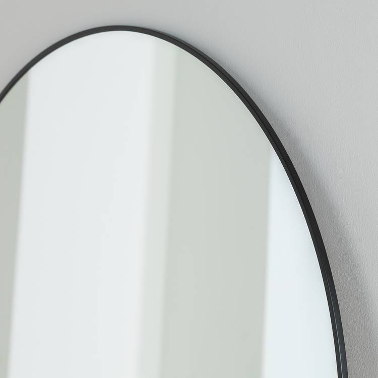 Habitat black arch wall mirror 100x70cm (British brand)