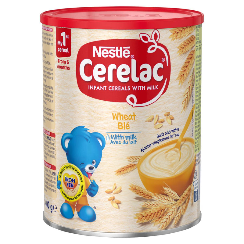 Nestle baby cereal Wheat with Milk 400g, UK version