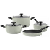 BergHOFF Glints cookware set sage green 4 piece - British product