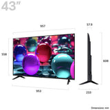 LG 43-inch Smart 4K UHD TV (British brand)