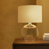 Argos Home clear glass lamp base H29cm, UK version