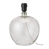 Argos Home clear glass lamp base H29cm, UK version