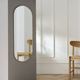Argos Habitat Silver Pill Wall Mirror - 100x60cm- Buy online at McGrocer