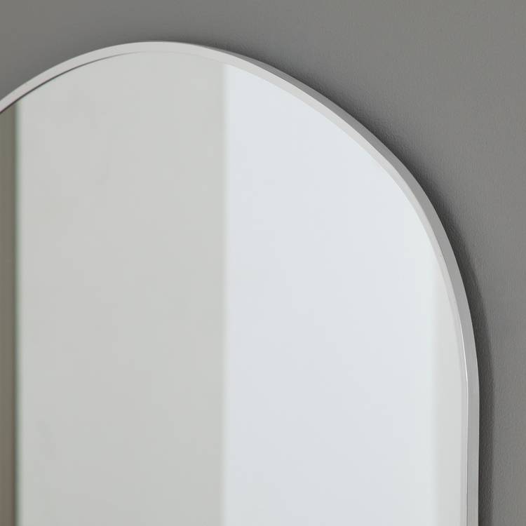 Habitat silver pill wall mirror 100x60cm, UK version