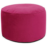 Rucomfy pink velvet pouffe - imported from the UK