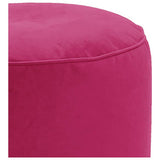 Rucomfy pink velvet pouffe - imported from the UK