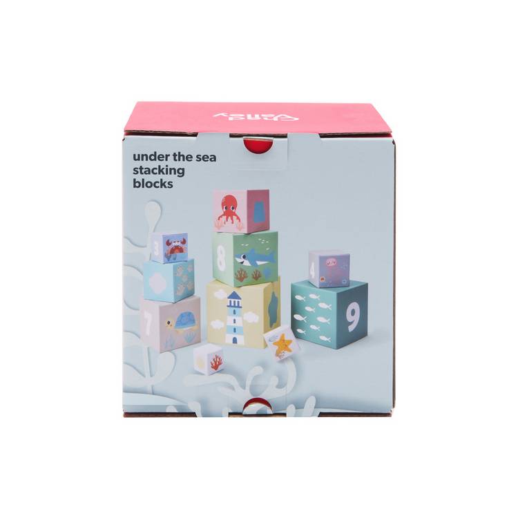 Chad Valley stacking block baby toy, imported from the UK