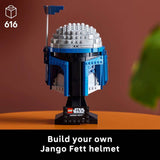 LEGO Star Wars Jango Fett Helmet building set 616 pieces, imported from the UK