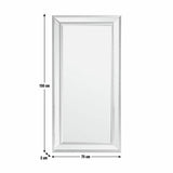 Argos Home silver wall mirror 150x75cm, UK version