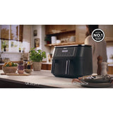 Ninja 7.6L dual zone air fryer grey, UK version