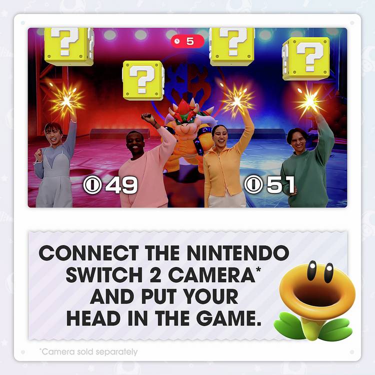 Nintendo Super Mario Party Jamboree Switch 2 game with Jamboree TV - British product
