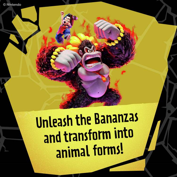 Nintendo Donkey Kong Bananza Switch 2 game imported from the UK