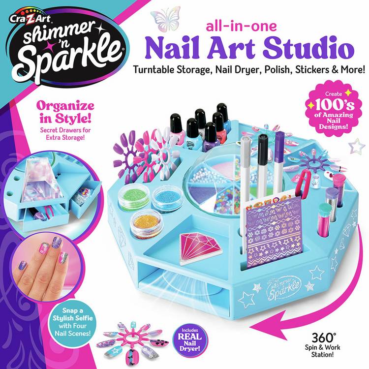 Shimmer N Sparkle Nail Art Studio activity set, UK version