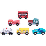 Argos Chad Valley Wooden Vehicles 6 Pack- Buy online at McGrocer