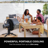 Shark FlexBreeze Pro Mist outdoor pedestal fan (British brand)