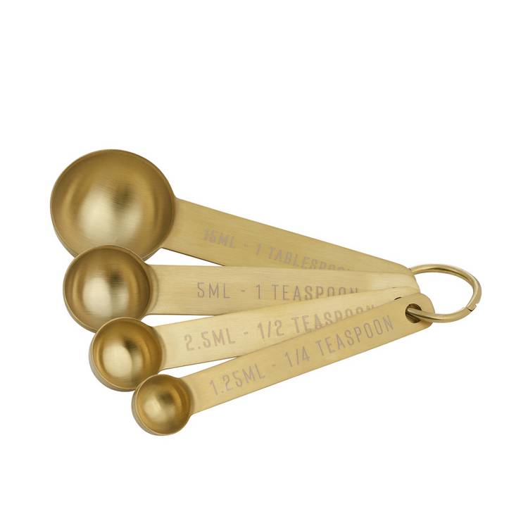 Habitat stainless steel measuring spoons set of four (British brand)