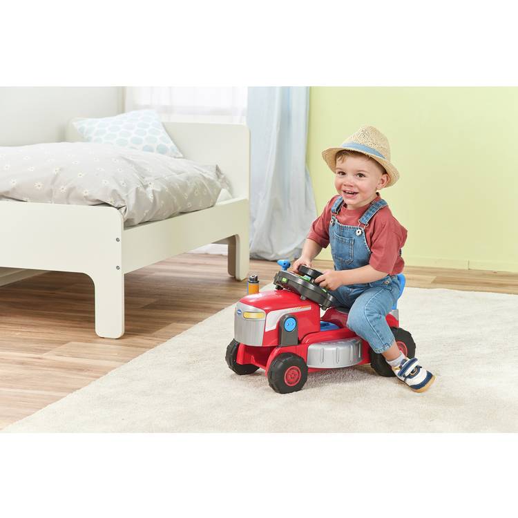 VTech Mow and Grow Tractor interactive ride-on toy for toddlers - British product