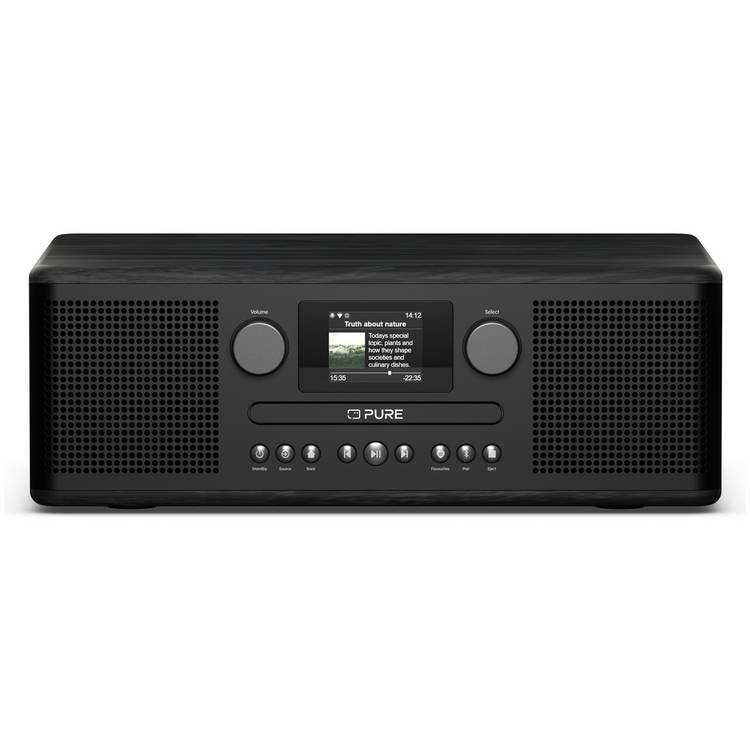 Pure Classic C-D6i internet radio in black (British brand)