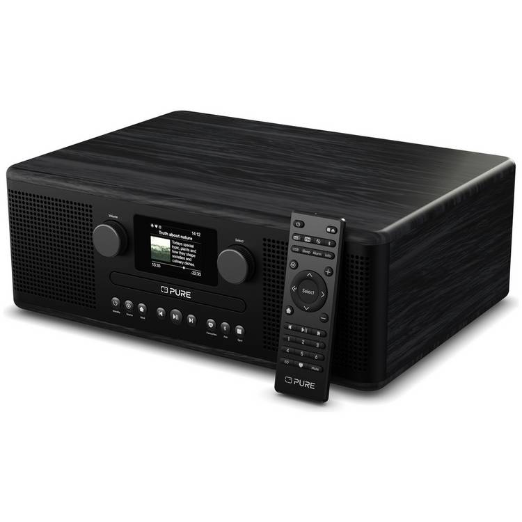 Pure Classic C-D6i internet radio in black (British brand)