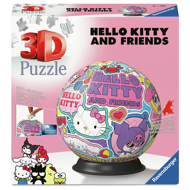 Ravensburger Hello Kitty 3D puzzle 72 pieces - British product