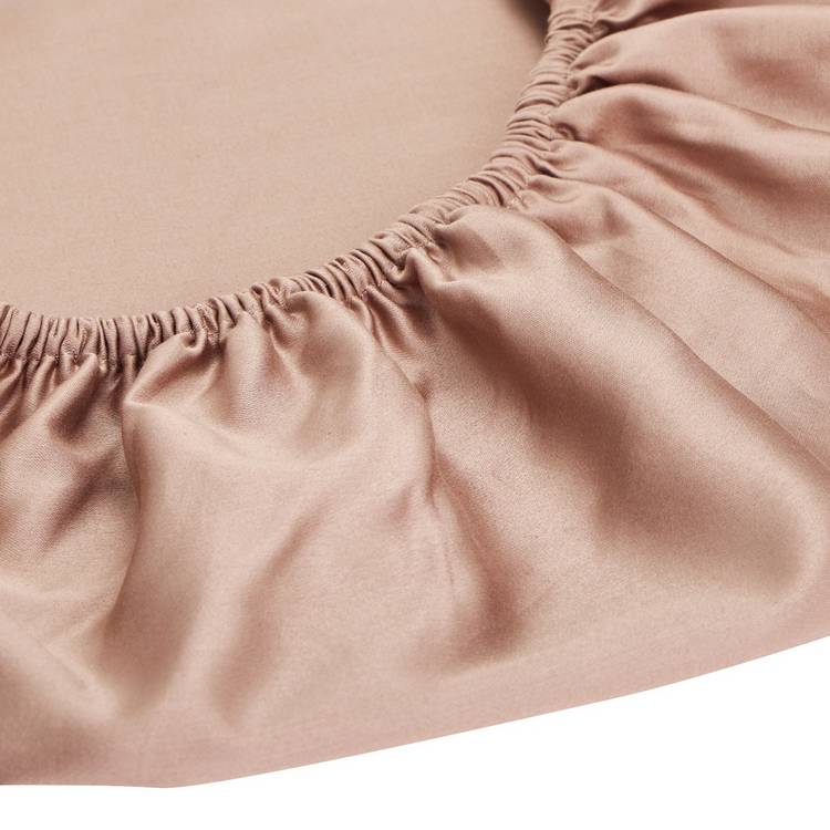 Habitat Egyptian cotton fitted sheet mocha single - British product