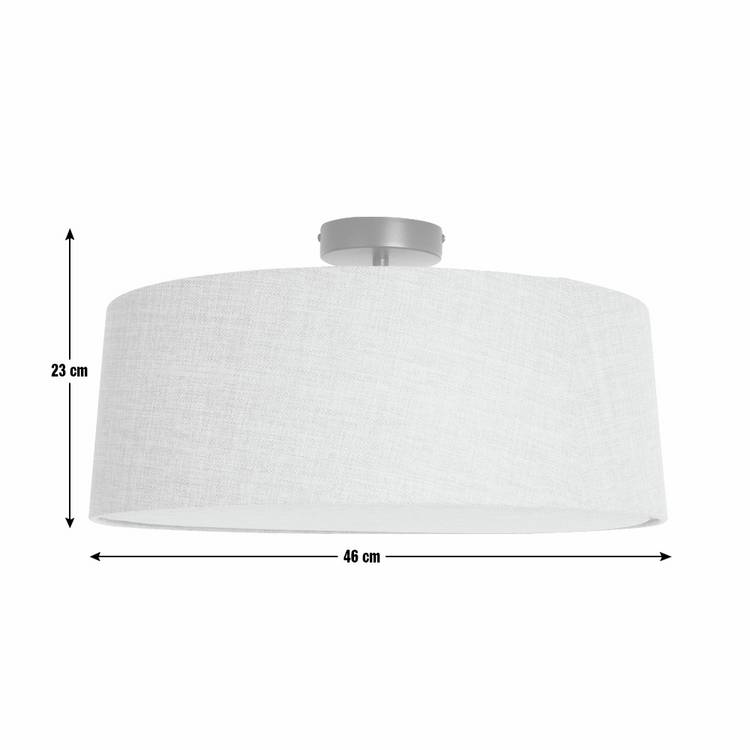 Argos Home flush ceiling light black and grey 46cm (British brand)
