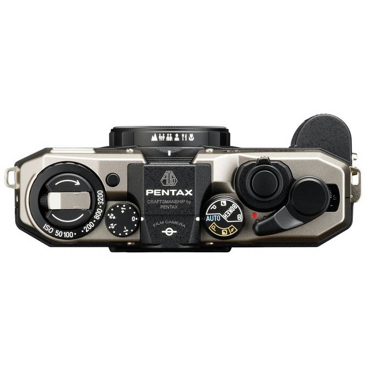 Pentax 17 compact film camera black and silver, imported from the UK