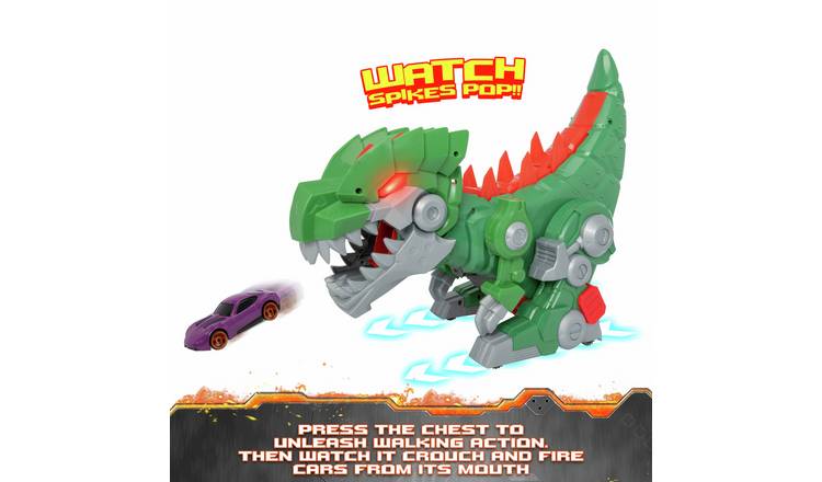 Teamsterz Robo Wreckerz Mega Rex motorised dinosaur toy, UK version