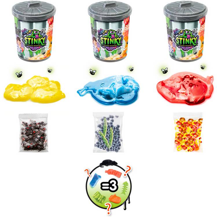 So Slime stinky slime 3 pack - British brand