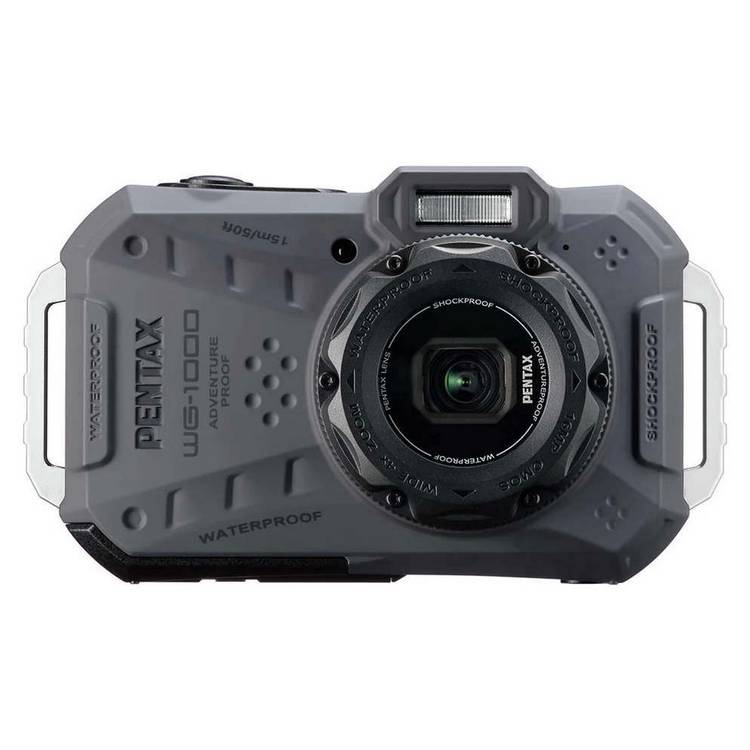 Pentax WG-1000 rugged compact camera grey - British product